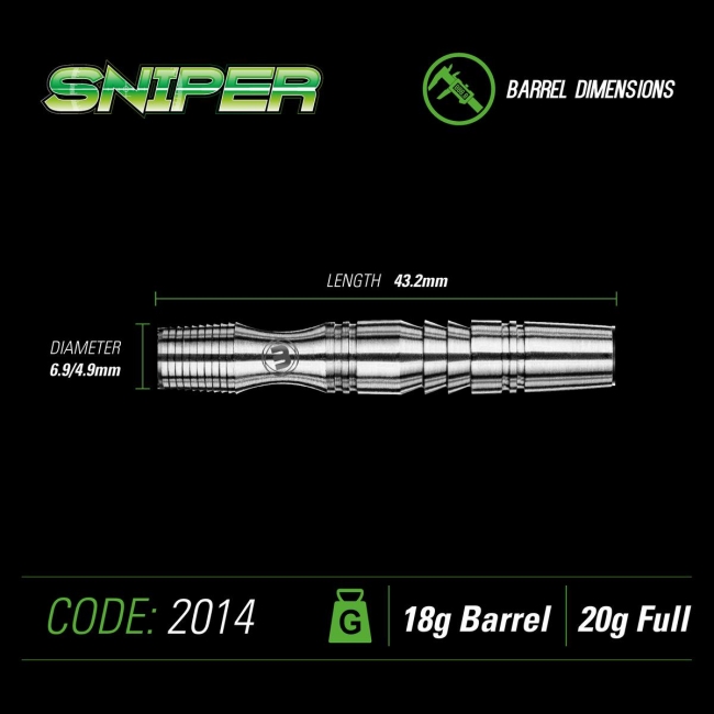 Winmau Sniper Softdart-Set 20 Gramm